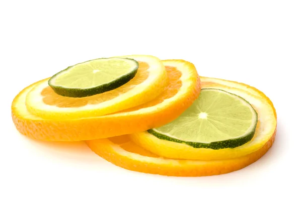 柑橘类水果切片 — 图库照片