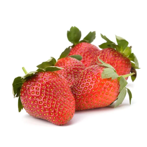 Erdbeeren isoliert auf weißem Hintergrund — Stockfoto