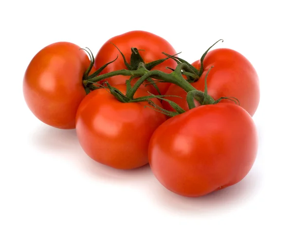Κόκκινη ντομάτα που απομονώνονται σε λευκό φόντο — Φωτογραφία Αρχείου