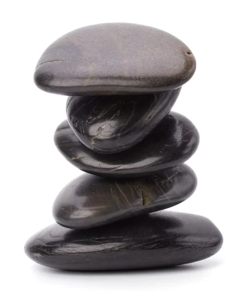 Zen stenar isolerad på vit bakgrund — Stockfoto
