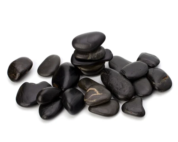 Zen stenen geïsoleerd op de witte achtergrond — Stockfoto