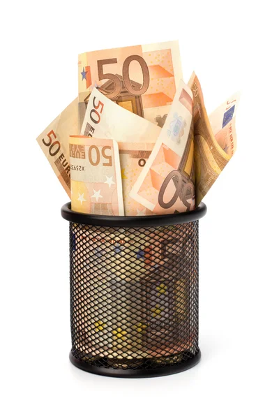 Waste of money concept — Stock Photo, Image