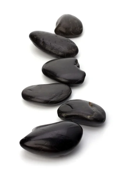 Zen stenar isolerat på den vita bakgrunden — Stockfoto