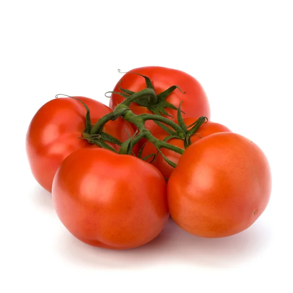 Beyaz arka plan üzerinde izole kırmızı domates — Stok fotoğraf