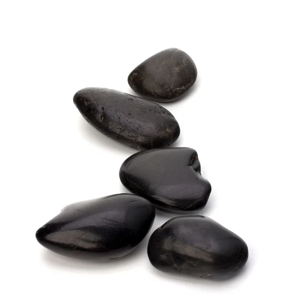 Zen stones isolated on the white background — Stock Photo, Image