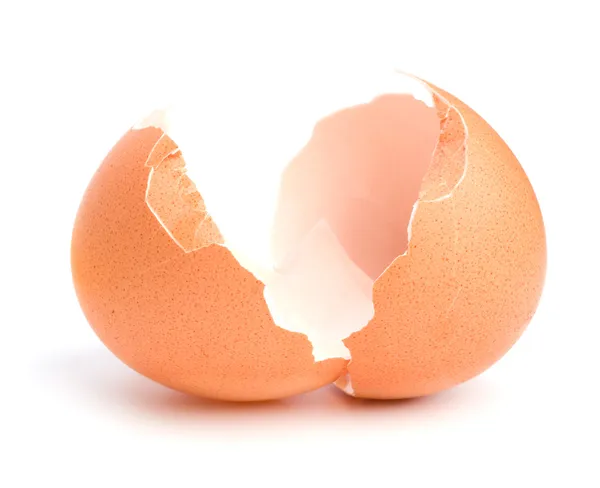 Casca de ovo partida — Fotografia de Stock