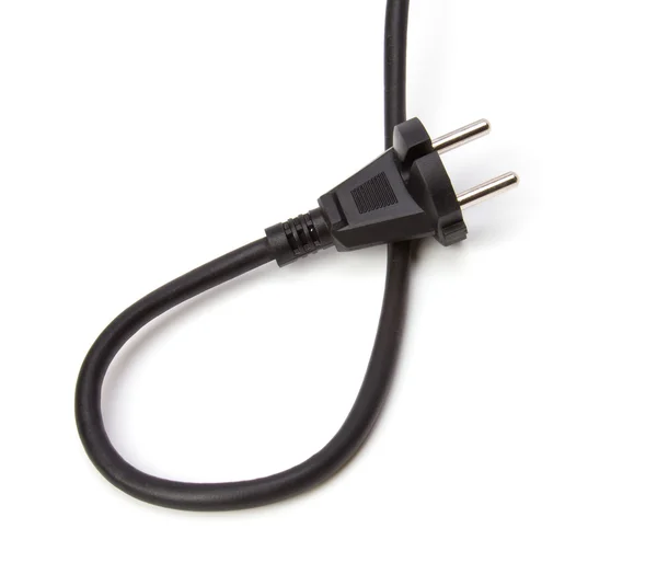 Electric plug isolated on the white background — Stock Photo, Image