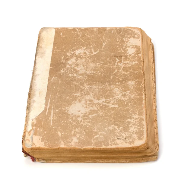 Tattered book isolated on white background — Stock Photo, Image