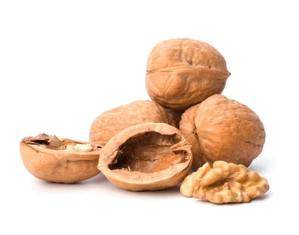 Walnuts isolated on white background — Stock Photo, Image