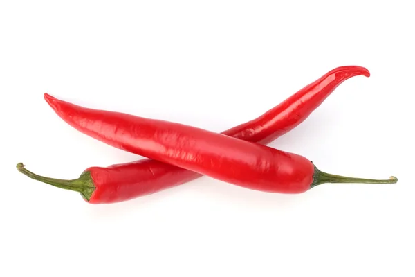 Papryka chili izolowana na białym tle — Zdjęcie stockowe