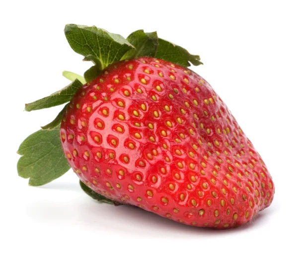 被白色背景隔离的草莓 — 图库照片