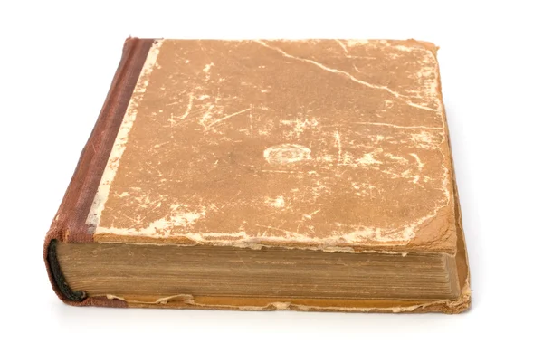 Tattered book isolated on white background — Stock Photo, Image