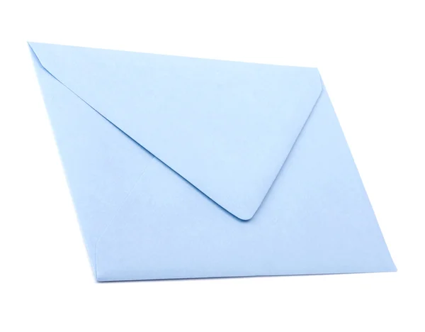 하얀 배경에 외따로 떨어져 있는 봉투 — 스톡 사진