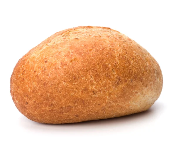 白い背景上に分離されて新鮮な温かいロールパン — ストック写真