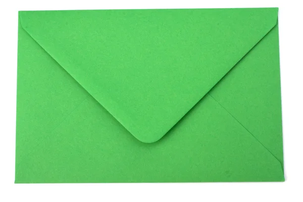 Envelope isolado no fundo branco — Fotografia de Stock