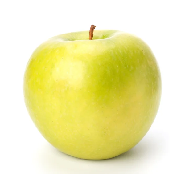 Manzana verde aislada sobre fondo blanco —  Fotos de Stock