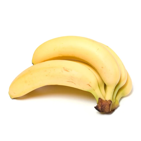 Plátanos aislados sobre fondo blanco — Foto de Stock