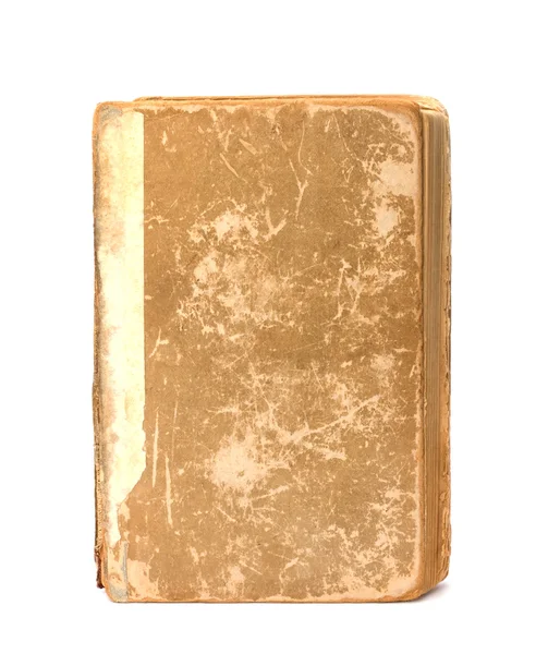 Livro esfarrapado isolado no fundo branco — Fotografia de Stock