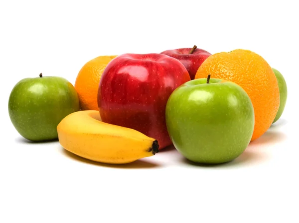 Frutos aislados sobre fondo blanco —  Fotos de Stock