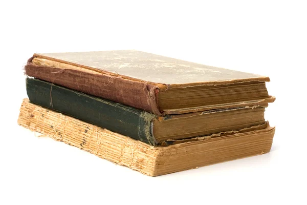 Tattered book stack — Stock Photo, Image