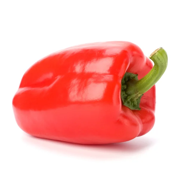 Γλυκιά πιπεριά απομονωμένη σε λευκό φόντο — Φωτογραφία Αρχείου
