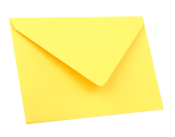 Envelope isolado sobre fundo branco — Fotografia de Stock