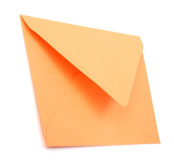 Beyaz arkaplanda izole edilmiş zarf — Stok fotoğraf