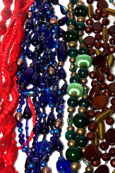 Fond de perles colorées — Photo