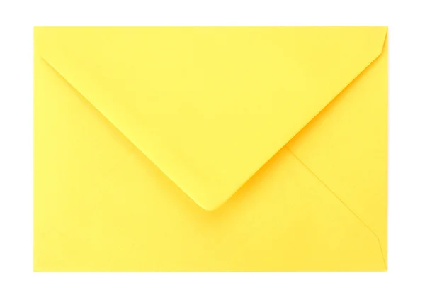 Envelope isolado sobre fundo branco — Fotografia de Stock