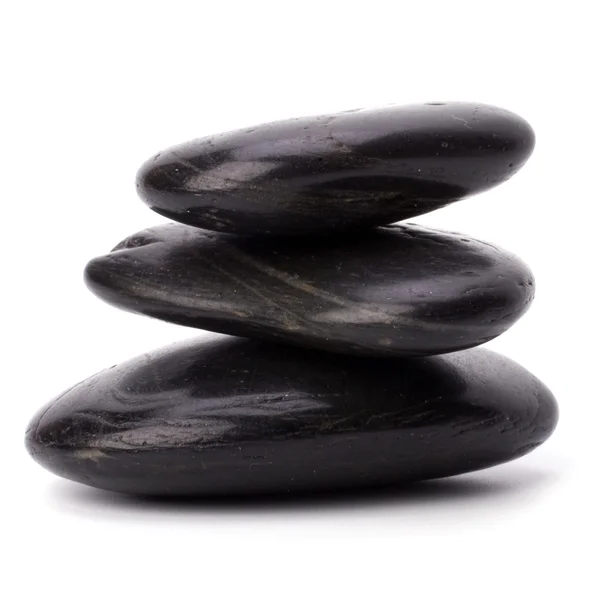 Zen-Steine isoliert auf weißem Hintergrund — Stockfoto