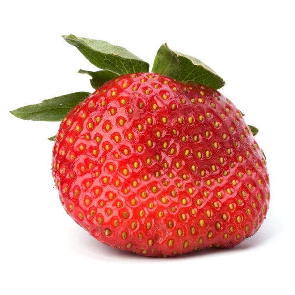 Φράουλα απομονωμένη σε λευκό φόντο — Φωτογραφία Αρχείου