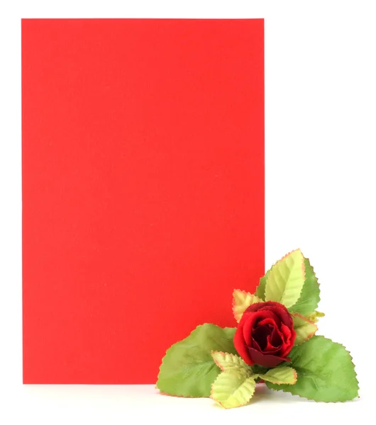 Κάρτα με floral διακόσμηση. τα λουλούδια είναι τεχνητή. — Φωτογραφία Αρχείου