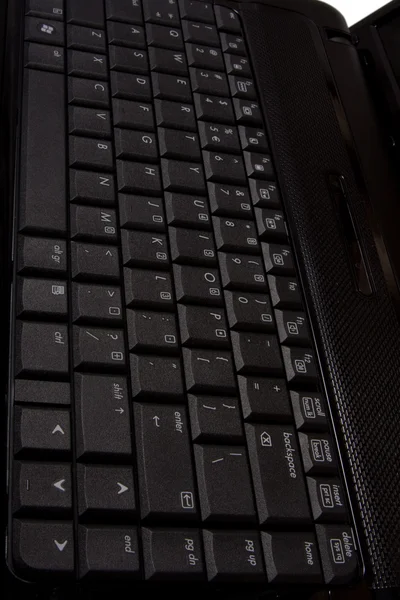 Computertastatur in Großaufnahme — Stockfoto