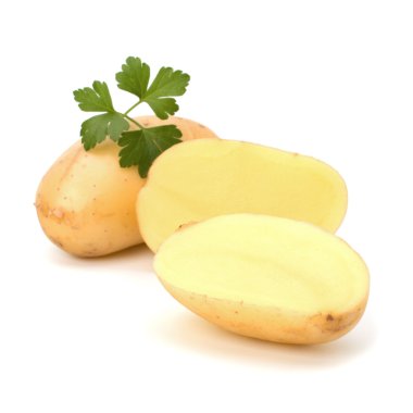 New potato and green parsley clipart