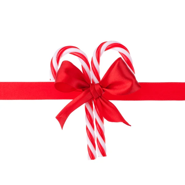 Cristmas gift ribbon and bow — Stock Photo, Image