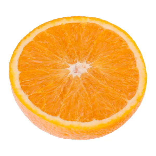 半分オレンジ色の果物をスライス — ストック写真