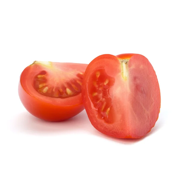 Partes de vegetais de tomate — Fotografia de Stock