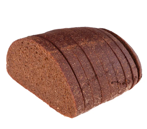 stock image Rye bread isolated on white background