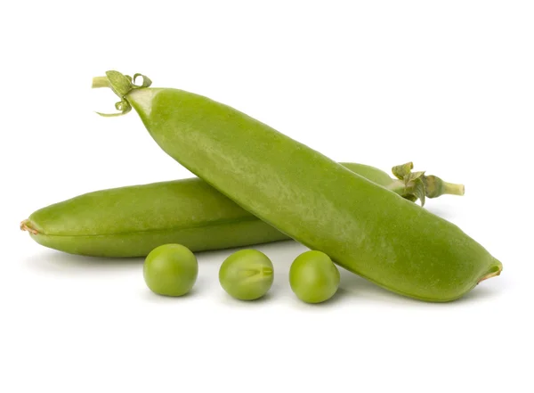 新鲜的绿色豌豆荚 — 图库照片