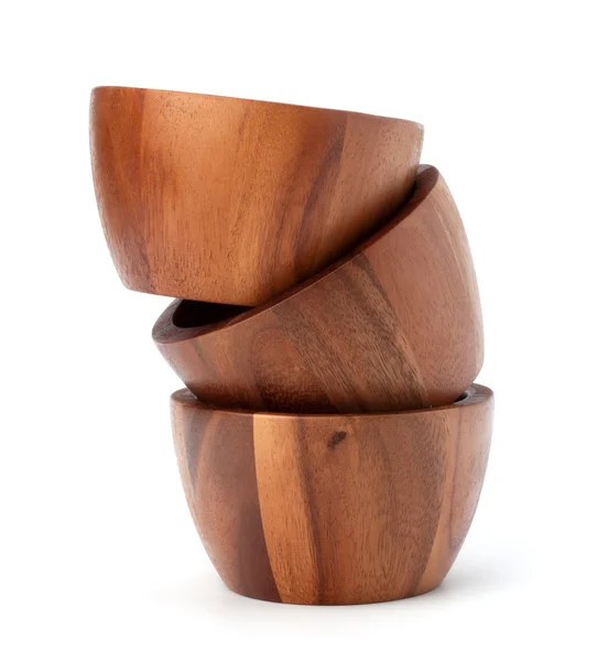 Handmade wooden bowl — Stock Photo, Image