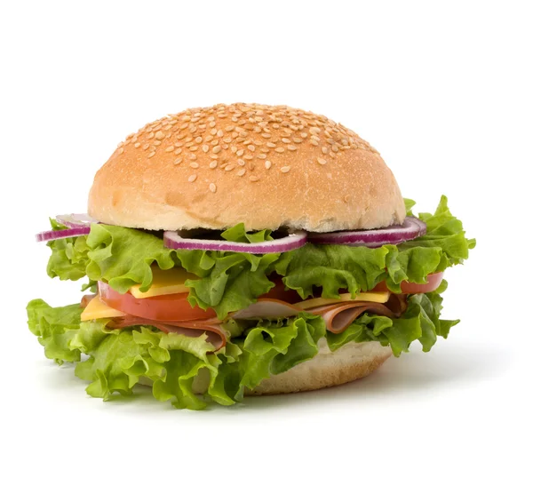 Hamburger malbouffe — Photo