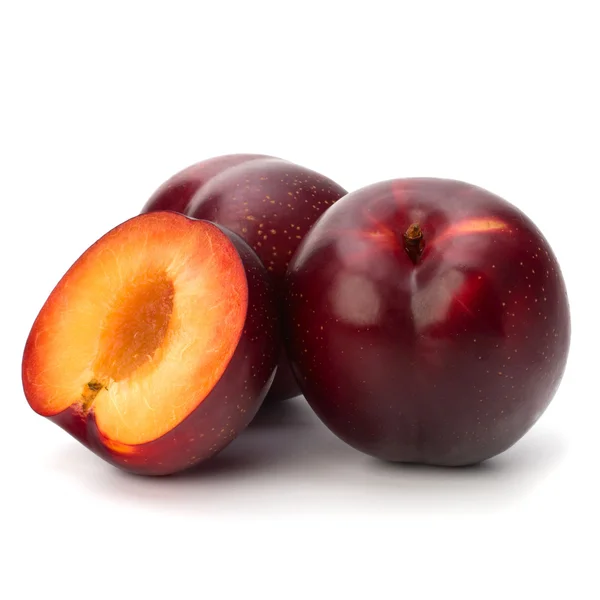 Röda plommon frukt — Stockfoto