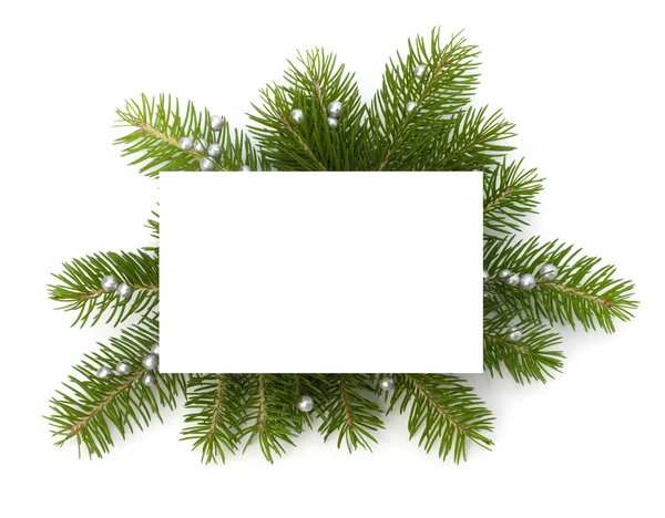 Vánoční dekorace s přání — Stock fotografie