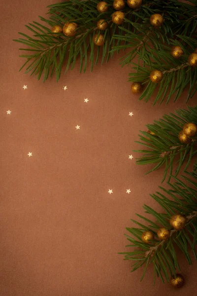 Christmas festive background with copy space — Stock Photo, Image