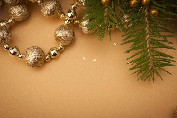 Рождественский праздничный фон с копировальным пространством — стоковое фото