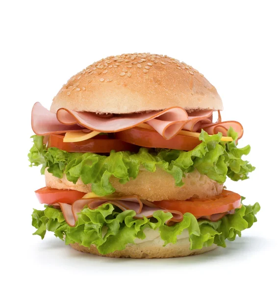 Junk food hamburger — Stock Photo, Image