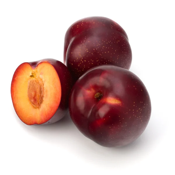 Червона Слива фрукти — стокове фото