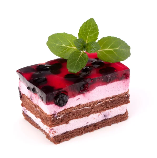 Delicioso pedaço de bolo — Fotografia de Stock