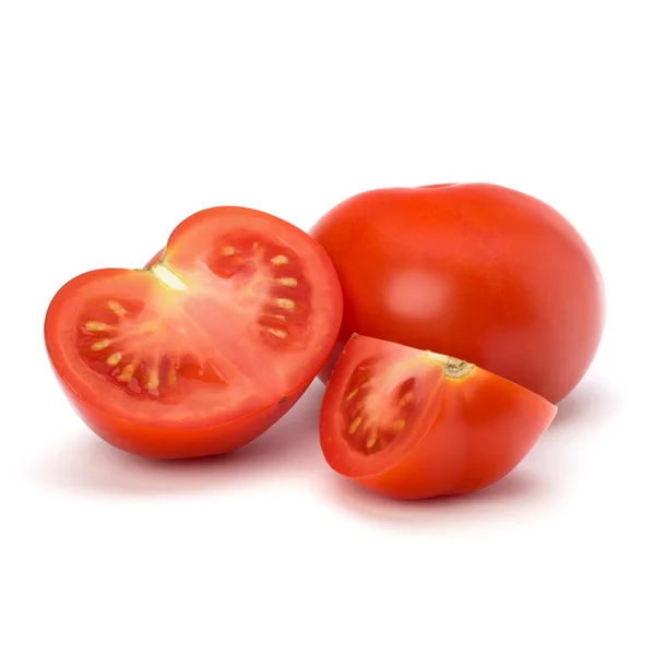 Partes de vegetais de tomate — Fotografia de Stock