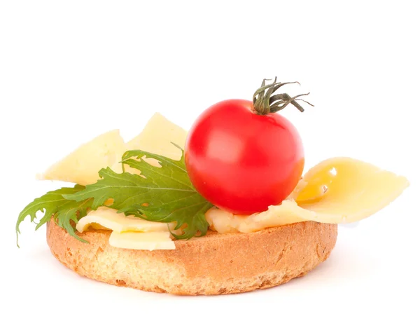 Открытый здоровый сэндвич — стоковое фото